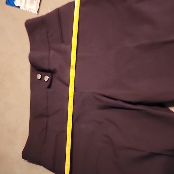 STYLE & CO Women's Tummy Control Comfort Waist Brown Dress Pants Size 12 Petite - Picture 14 of 16